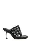 Jw Anderson J.w.anderson 'bumber Crystal' Mules In Black