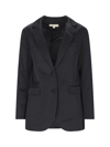 Michael Kors Tailored Jacket Flap Pockets In Black