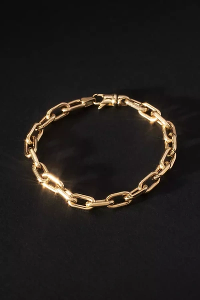 Luna Skye Paperclip Chain Bracelet In Gold