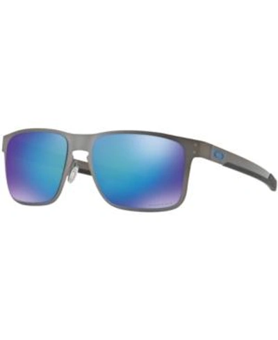 Oakley Polarized Holbrook Metal Prizm Sapphire Polarized Sunglasses , Oo4123 55