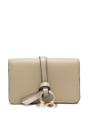 SEE BY CHLOÉ GREEN ALPHABET TRIFOLD LEATHER WALLET