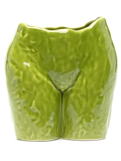 Anissa Kermiche Green Popotin Earthenware Pot