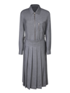 Fendi Grey Wool Jumpsuit In Grey