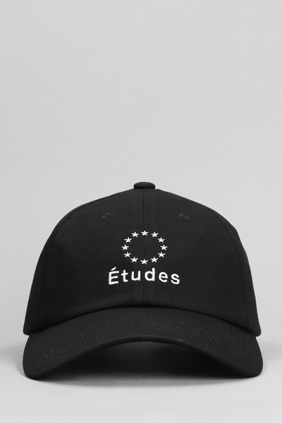 Etudes Studio Booster Logo-print Baseball Cap In Black