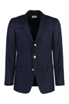 Bally Men's Wool Single-breasted Blazer In Blue