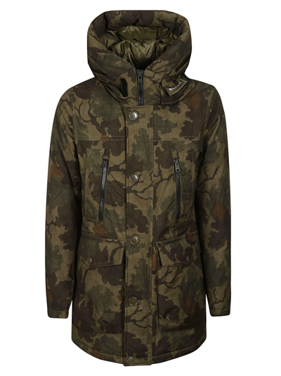 Woolrich Mitchell Arctic Parka In Camouflage