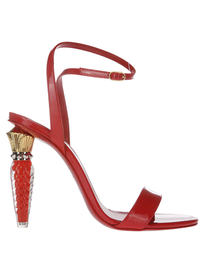 Christian Louboutin Lipgloss Queen Ankle Strap Sandal In R640