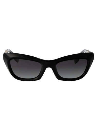 Burberry Eyewear 0be4409 Sunglasses In Black