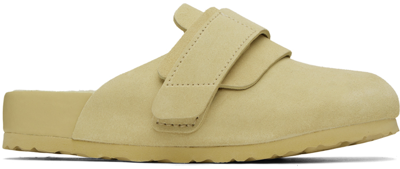 Tekla Yellow Birkenstock Edition Nagoya Clogs In Straw