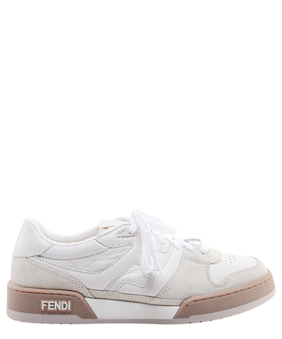 Fendi Match Sneakers In White