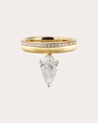 Savolinna Jewelry Women's Diamond Linette Piorra Ring In Gold