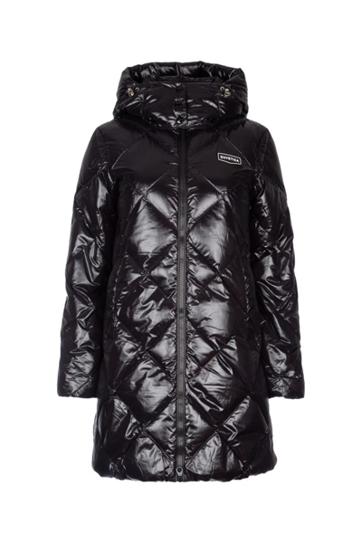 Duvetica Hooded Cotton-padded Suit In Black