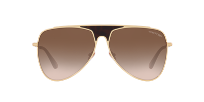 Tom Ford Unisex Sunglasses Ft0935 In Brown Grad