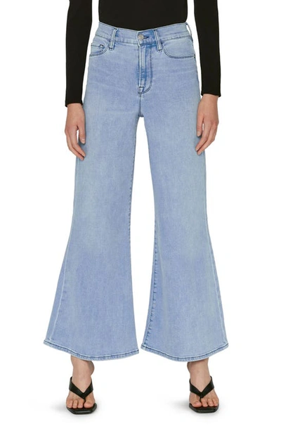 Frame Le Palazzo Crop Wide Leg Jeans In Yorba