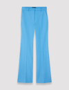Joseph Womens Hass Avocado Tafira Flared-leg Mid-rise Stretch-woven Trousers In Arabica