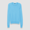 Joseph Cashair Round Neck Jumper In Blue