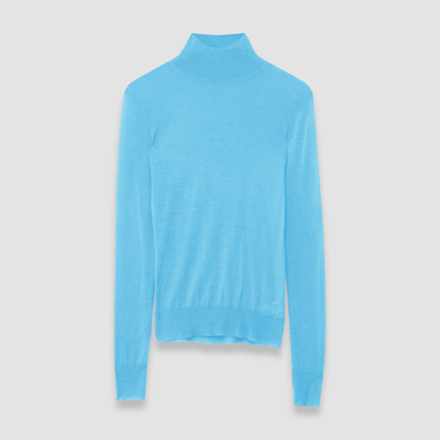 Joseph Cashair High Neck Jumper In Dark Olive