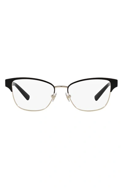 Tiffany & Co 52mm Cat Eye Reading Glasses In Black Gold