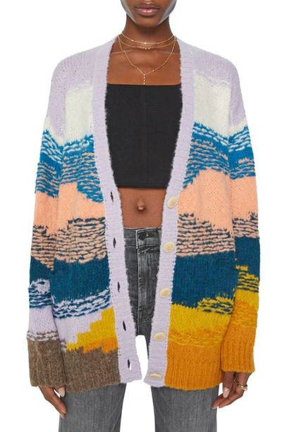 Mother The Long Drop Cardigan In Mountain High