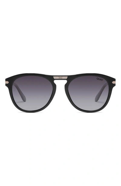 Quay Slicked Back In Black/ Smoke Polarized