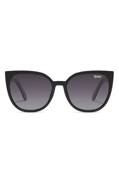 Quay Staycation In Black,smoke Polarized