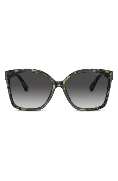 Michael Kors Malia 58mm Square Sunglasses In Grey Flash