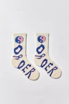 URBAN OUTFITTERS ORDER & CHAOS CREW SOCK IN CREAM, MEN'S AT URBAN OUTFITTERS