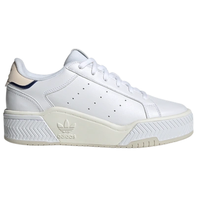 Adidas Originals Court Tourino Bold In White/orange