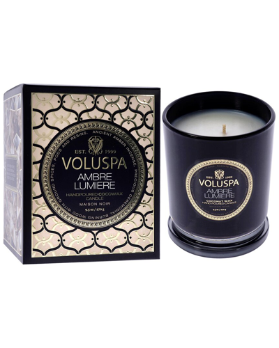 Voluspa Maison Noir - Ambre Lumiere Classic Candle In Black