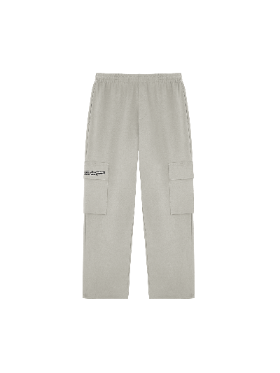 Pangaia Double Jersey Cargo Joggers In Stone