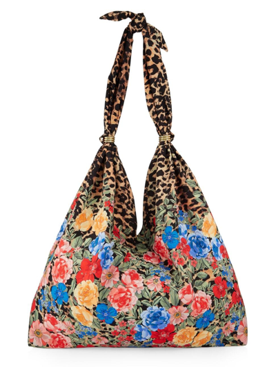 Johnny Was Women's Floral & Cheetah-print Tote Bag In Neutral