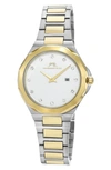 Porsamo Bleu Victoria Two-tone Bracelet Strap Watch, 33mm In Two Tone