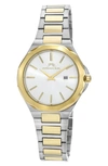 Porsamo Bleu Victoria Two-tone Bracelet Strap Watch, 33mm In Two Tone
