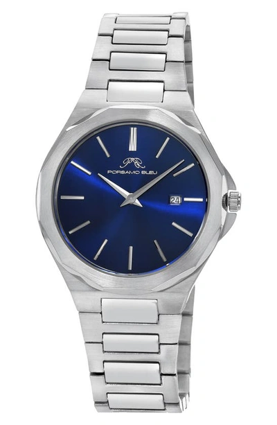PORSAMO BLEU PORSAMO BLEU ALEXANDER BRACELET STRAP WATCH, 41MM