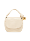 Jil Sander Women's Sphere Leather Shoulder Bag In Champagne