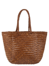 Dragon Diffusion Grace Basket Small Tote Bag In Brown