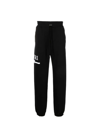 Amiri Logo Printed Drawstring Track Pants In Black