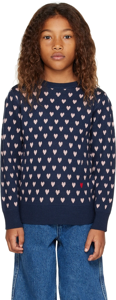 Bonton Kids Navy Mylove Jumper In Navy