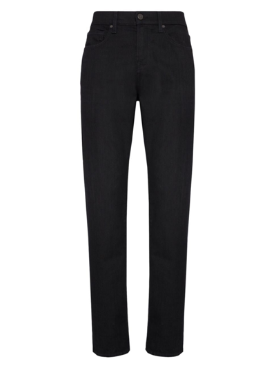 7 For All Mankind Slimmy Squiggle Slim Fit Jeans In Code 66 In Black