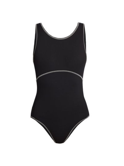 Eres Nageur Vitesse One-piece Swimsuit In Noir_silk