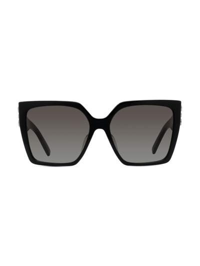Givenchy 4g Acetate Butterfly Sunglasses In Grey