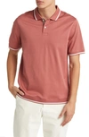 TED BAKER ERWEN REGULAR FIT TEXTURED TIPPED POLO