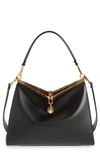Etro Women's Vela Media Leather Shoulder Bag In Black