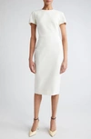 Victoria Beckham Women's Mc Natural Square Neck Dress In Ivory