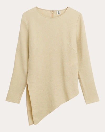 By Malene Birger Simone Long Asymmetric Top In Neutral