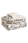 Ymf Garden Bouquet Comforter Set In Light Beige