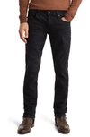 Paige Transcend Vintage Federal Slim Straight Leg Jeans In Black Shadow