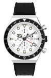 TIMEX Q CHRONOGRAPH LEATHER STRAP WATCH, 40MM