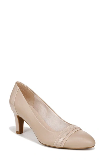 Lifestride Gio-pump Pumps In Beige Faux Leather