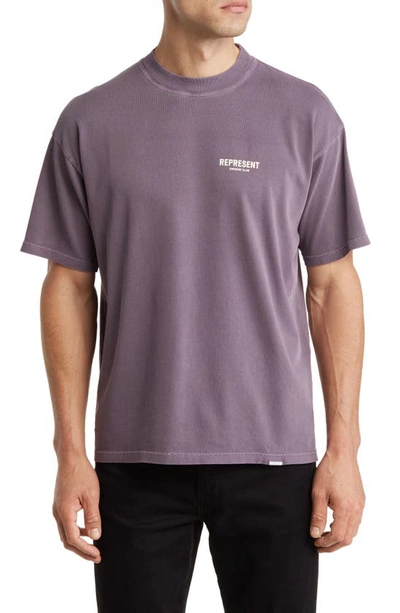 Represent Owners Club T-shirt In Vintage Violet